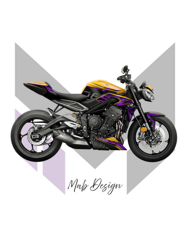 TRIUMPH STREET TRIPLE R/RS Yellow (2023-2025) - NeurØ