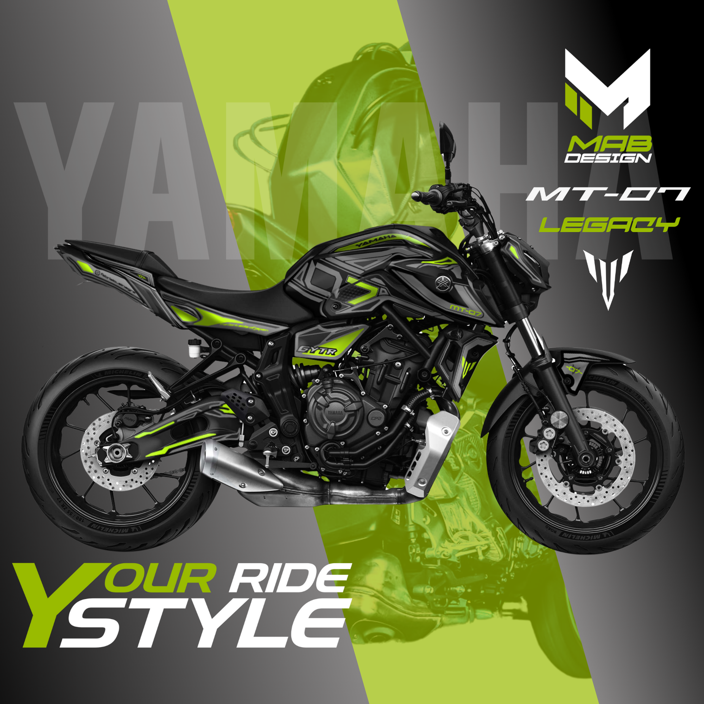 YAMAHA MT-07 (2021-2024) - LEGACY - FLUXAR