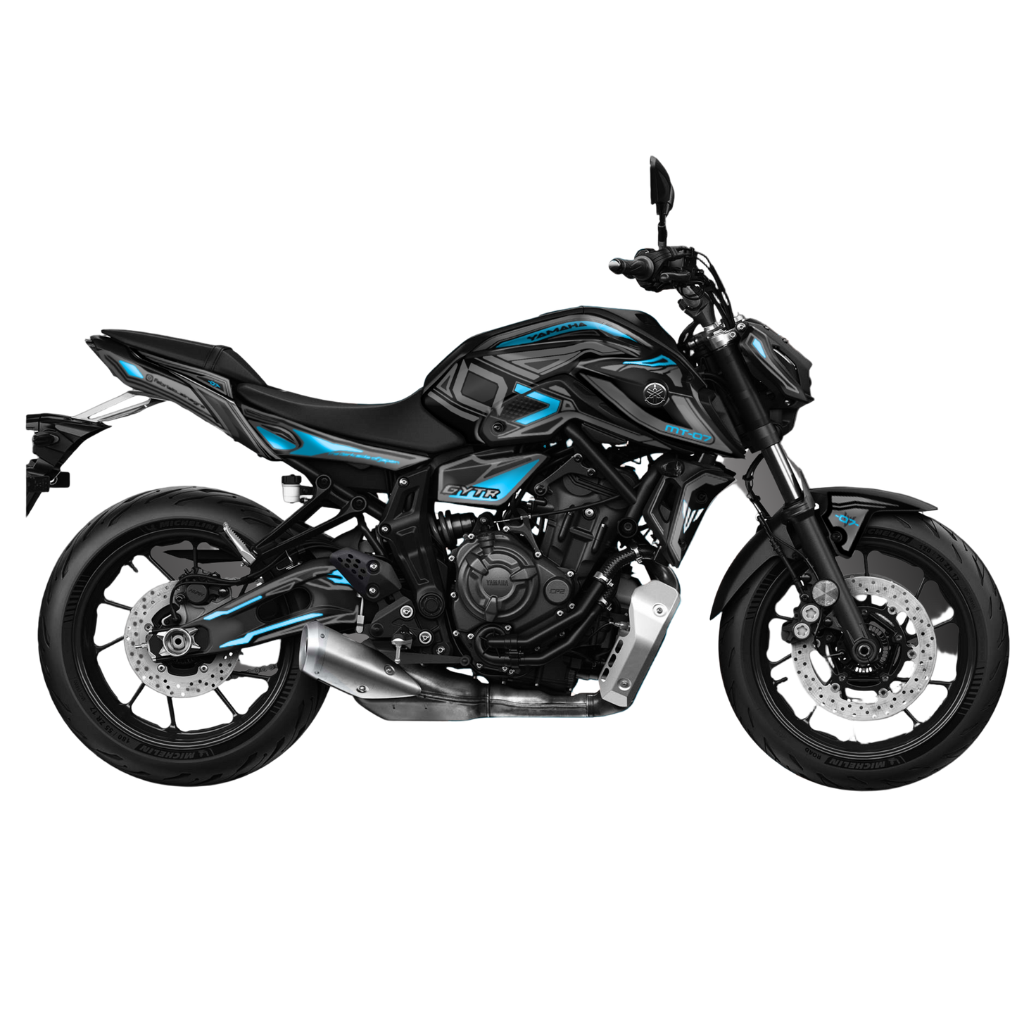 YAMAHA MT-07 (2021-2024) - LEGACY - BLUE WAVE