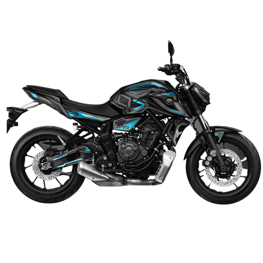 YAMAHA MT-07 (2021-2024) - LEGACY - BLUE WAVE