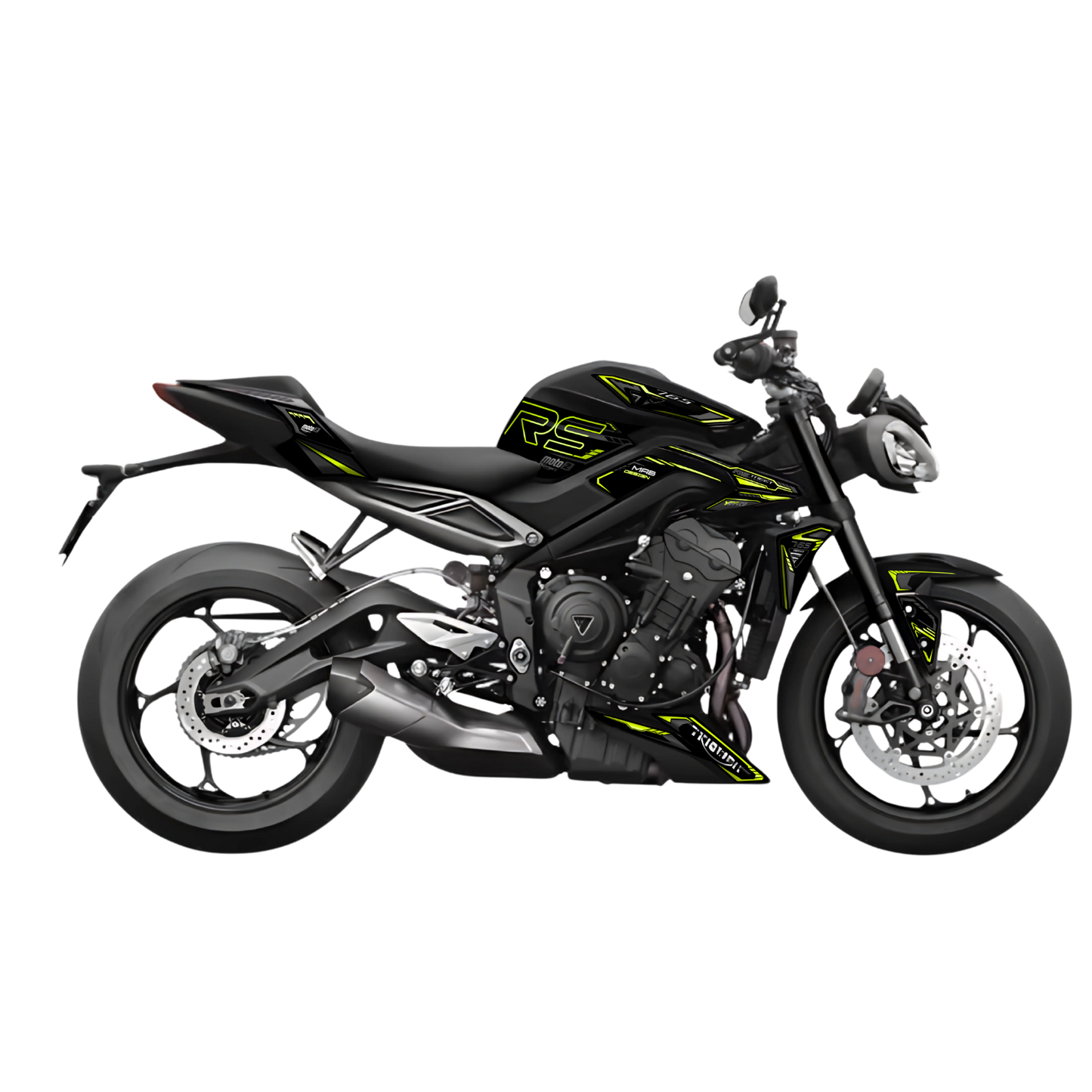 Kit per TRIUMPH STREET TRIPLE R/RS (2023-2026) - MK2 - Toxic Scream
