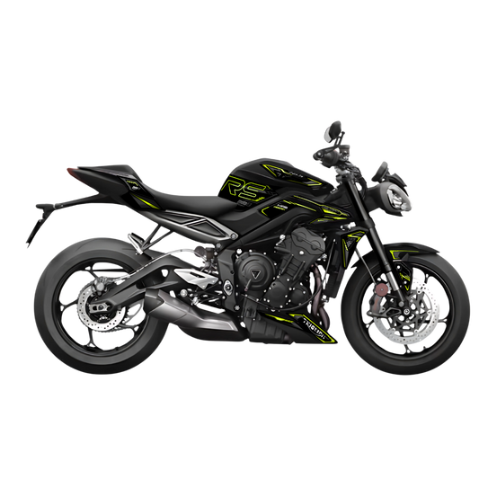 Kit per TRIUMPH STREET TRIPLE R/RS (2023-2026) - MK2 - Toxic Scream