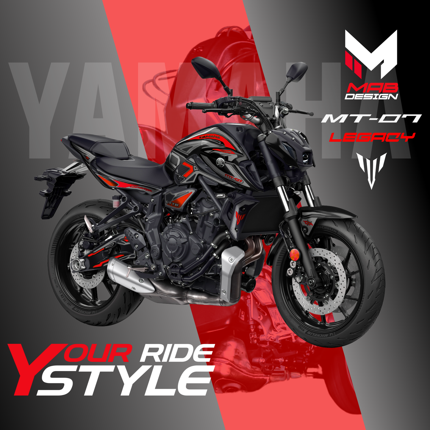 YAMAHA MT-07 (2021-2024) - LEGACY - VANTARED