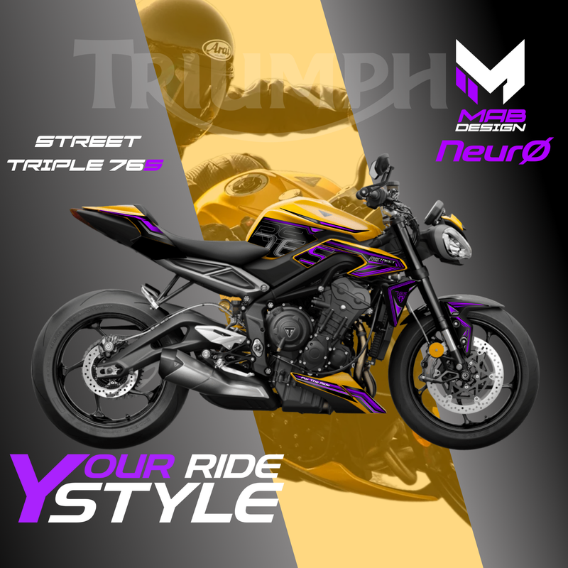 TRIUMPH STREET TRIPLE R/RS Yellow (2023-2025) - NeurØ
