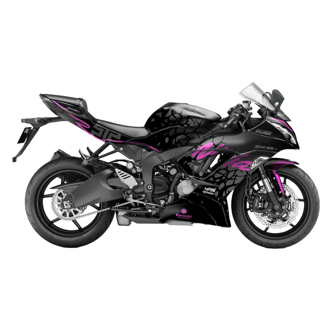 Kawasaki ZX-6R (2013-2016) - DARK RIFT PINK