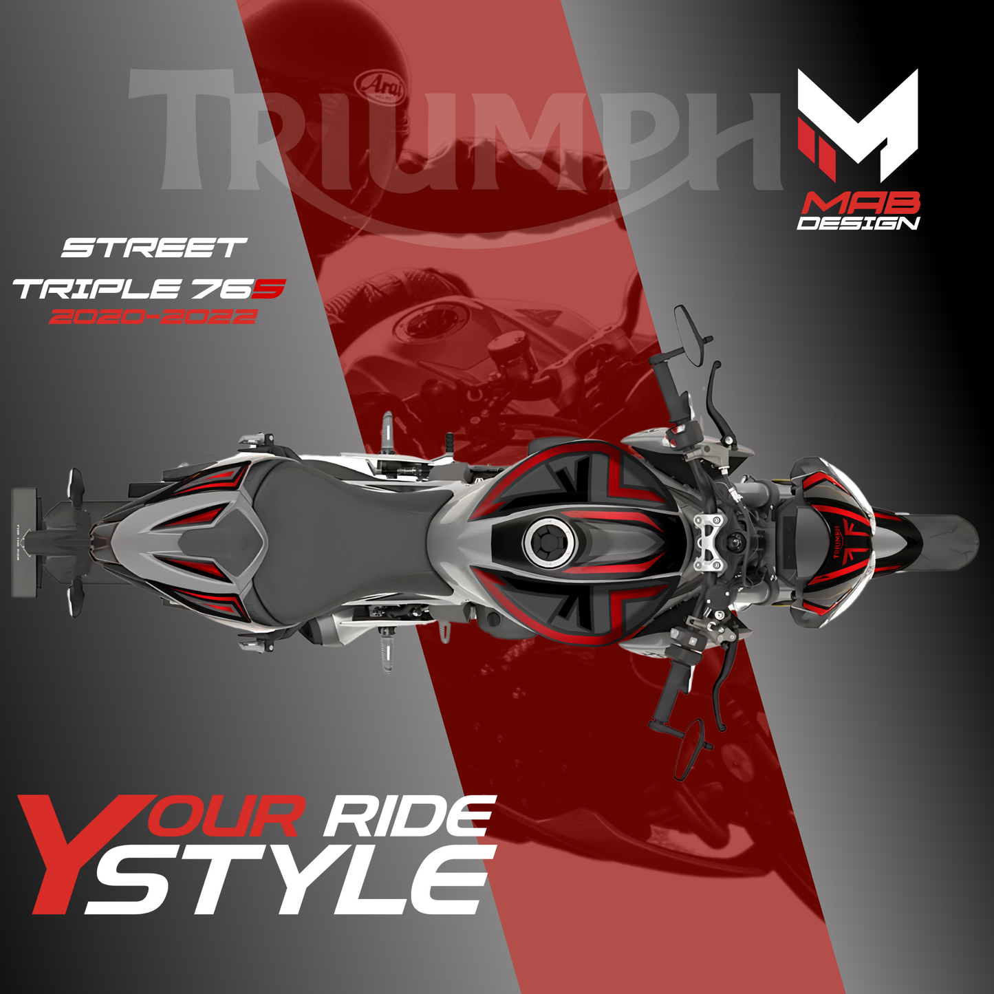 TRIUMPH STREET TRIPLE R/RS (2020-2022) - MK2 - Scarlet Rage