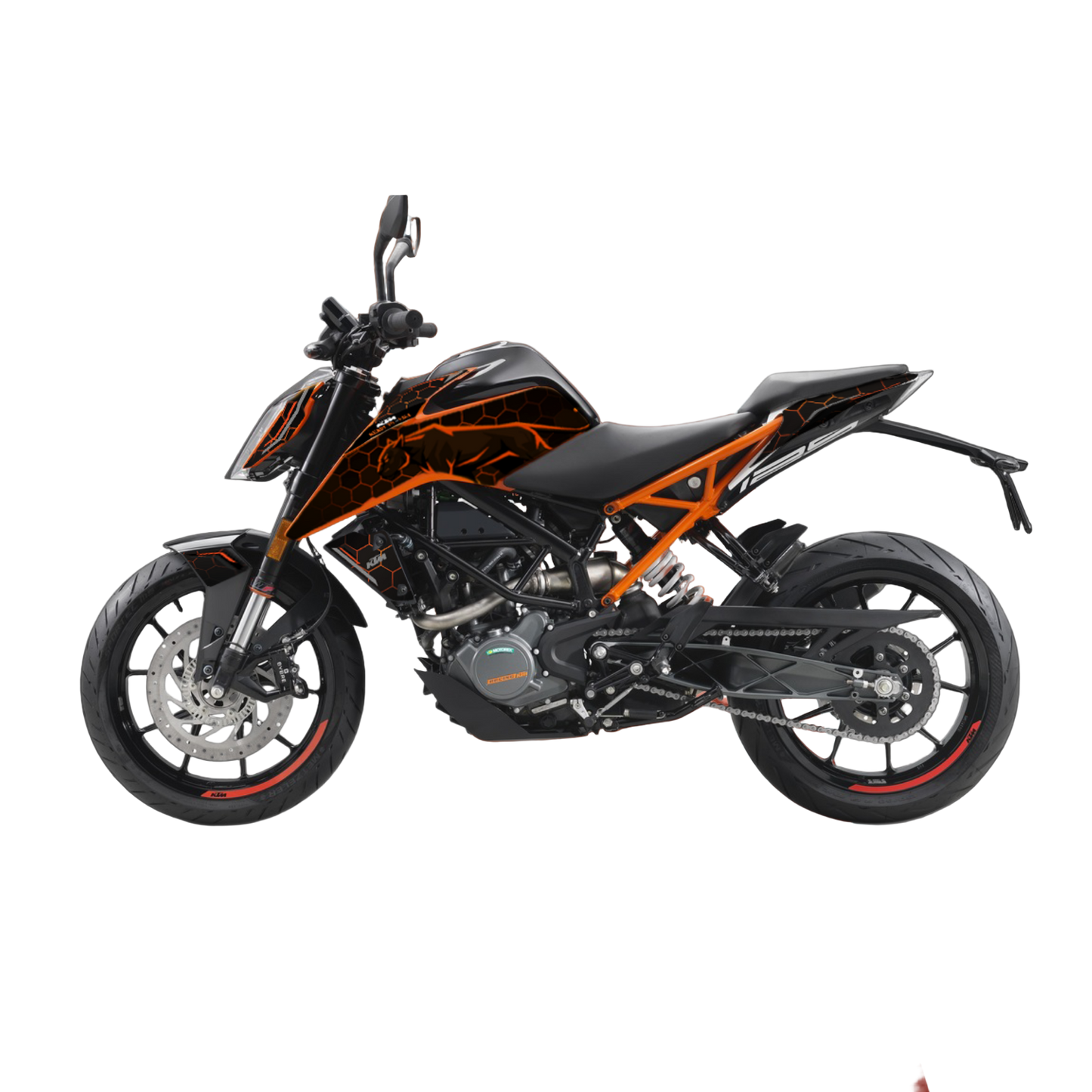 KTM DUKE 125/390 (2017-2023) - BLACK PANTHER