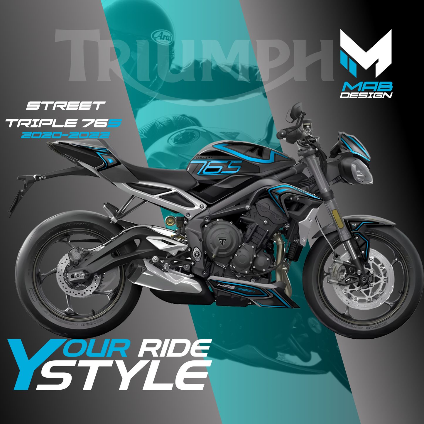 TRIUMPH STREET TRIPLE R/RS (2020-2022) - MK2 - Neon Surge