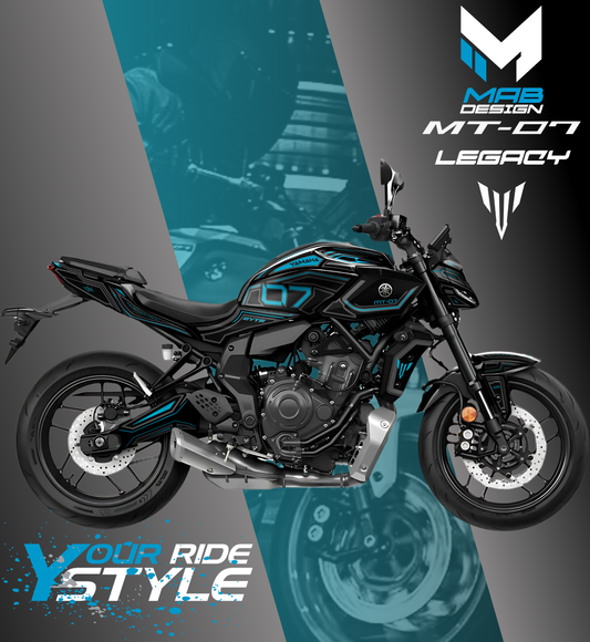 YAMAHA MT-07 (2025) - LEGACY - BLUE WAVE