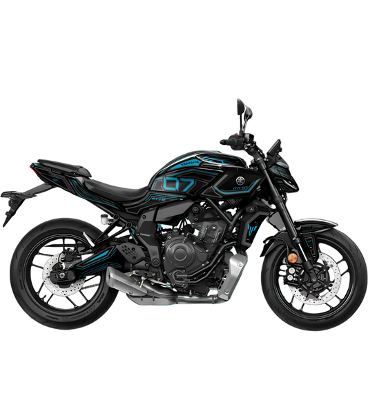 YAMAHA MT-07 (2025-26) - LEGACY - BLUE WAVE
