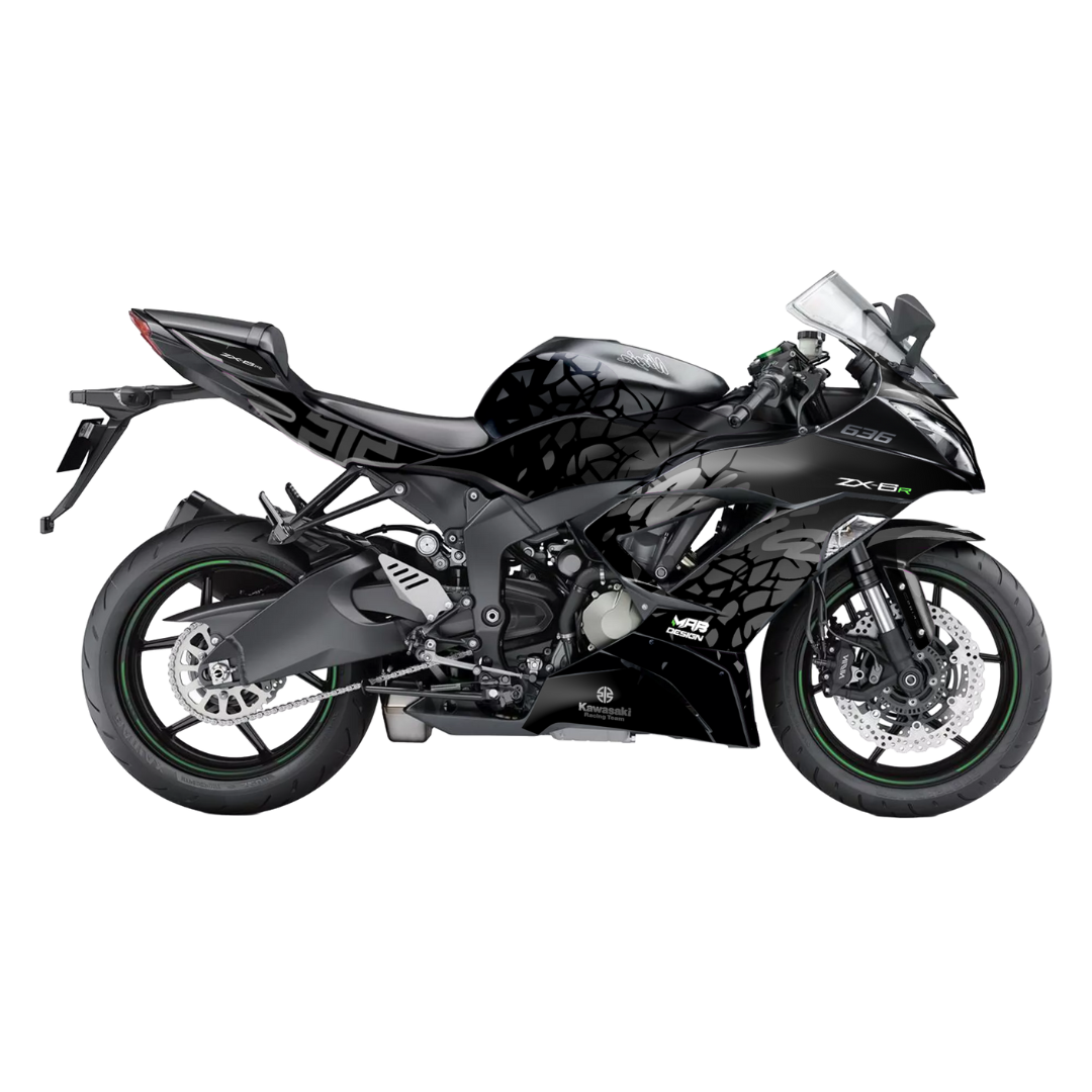 Kawasaki ZX-6R (2013-2016) - DARK RIFT GREY