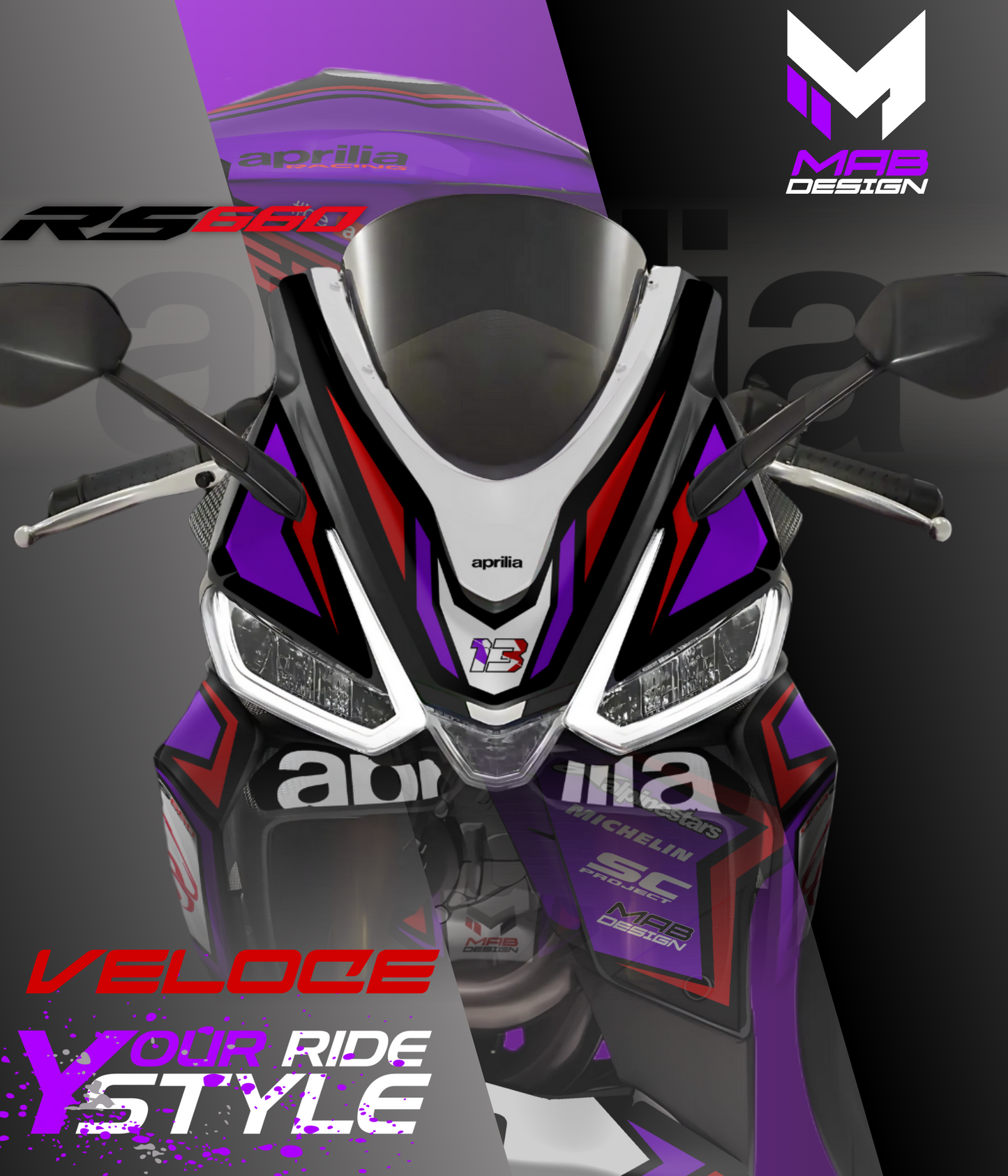 APRILIA RS660 (2021-2024) - VELOCE - NIGHT REIGN