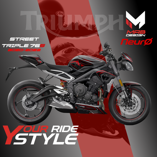 TRIUMPH STREET TRIPLE R/RS (2020-2022) - NeurØ - Scarlet Rage