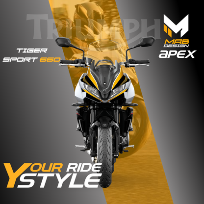TRIUMPH TIGER 660 (2022-2024) - Apex - Victory Gold