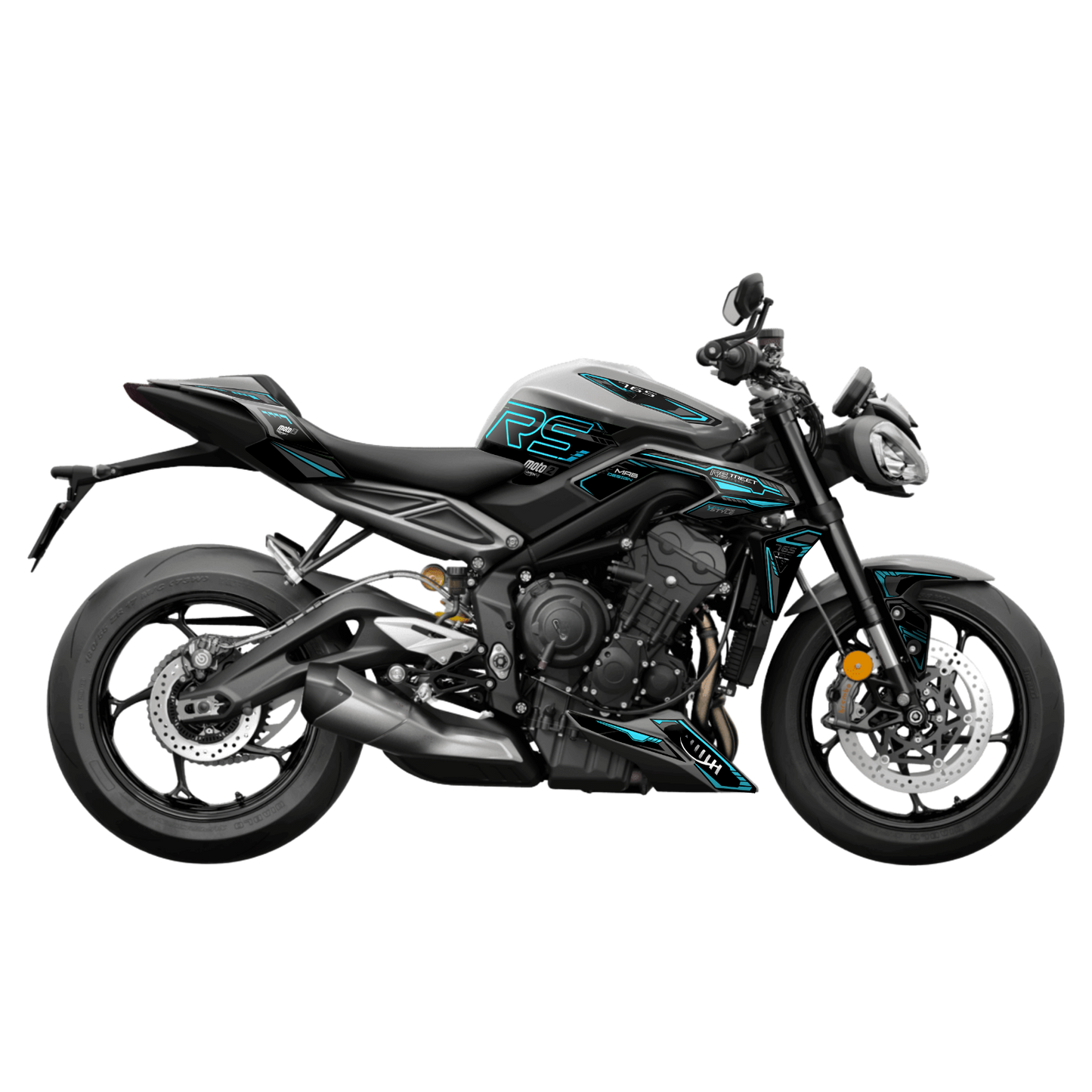 Kit per TRIUMPH STREET TRIPLE R/RS (2023-2026) - MK2 - Neon Surge