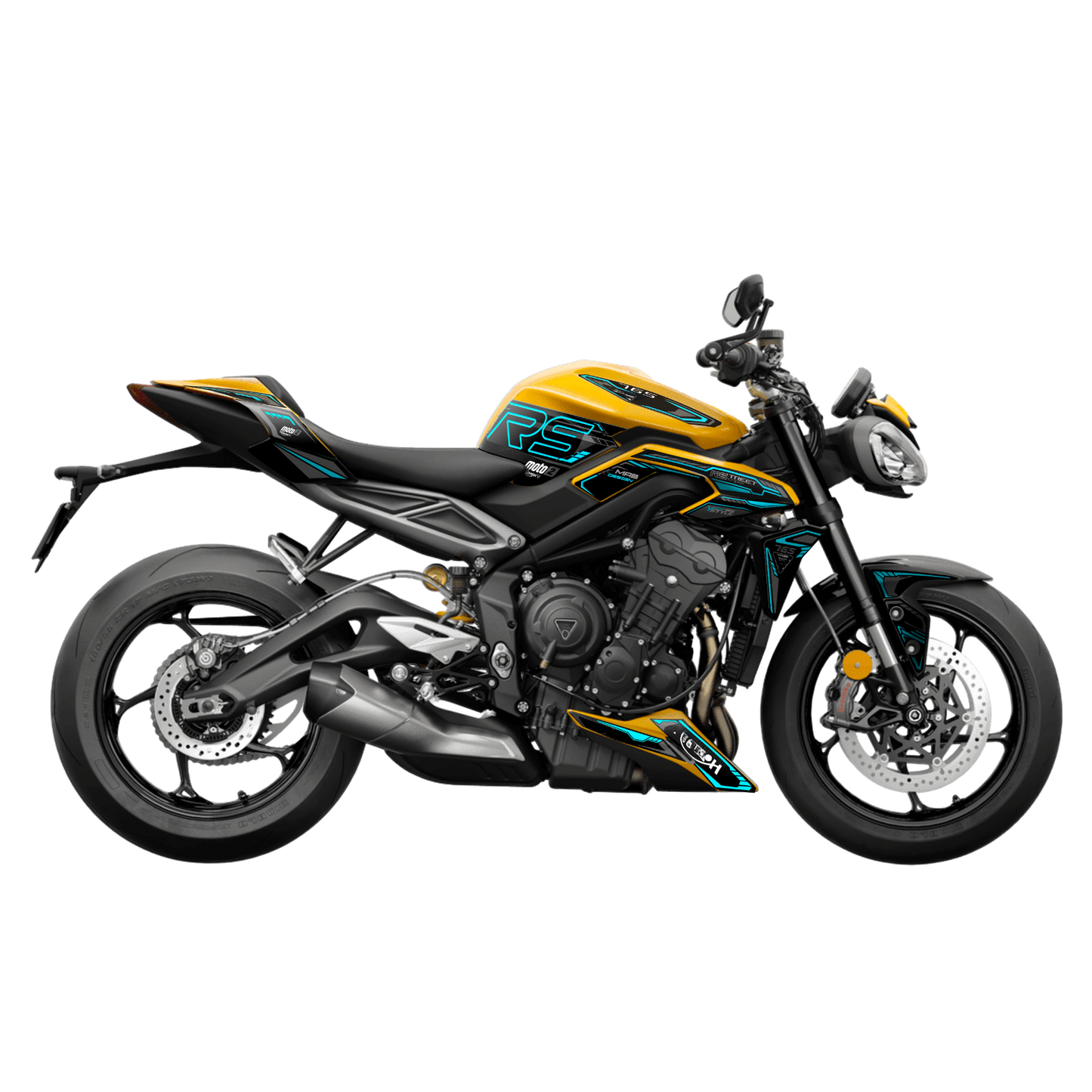 Kit per TRIUMPH STREET TRIPLE R/RS (2023-2026) - MK2 - Neon Surge