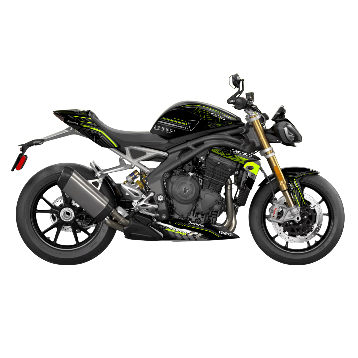Kit per TRIUMPH Speed Triple 1200RS/RX (2021-2026) - NeurØ - Toxic Scream