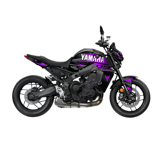 YAMAHA MT-09 Black (2021-2023) - Storm - Double Purple