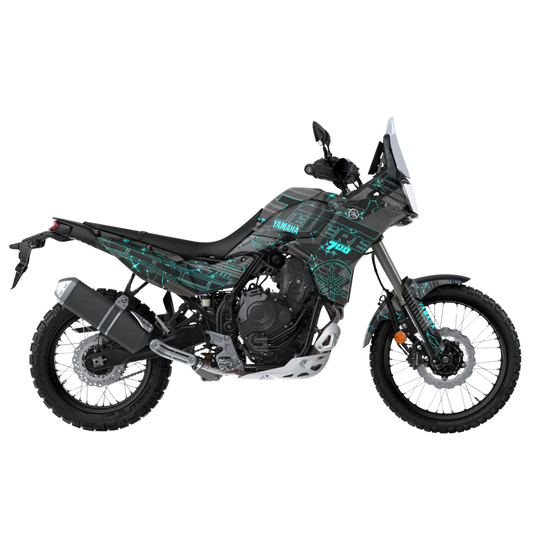 YAMAHA TENERE' 700 - (2025-2026) - UNLEASHED - CYAN