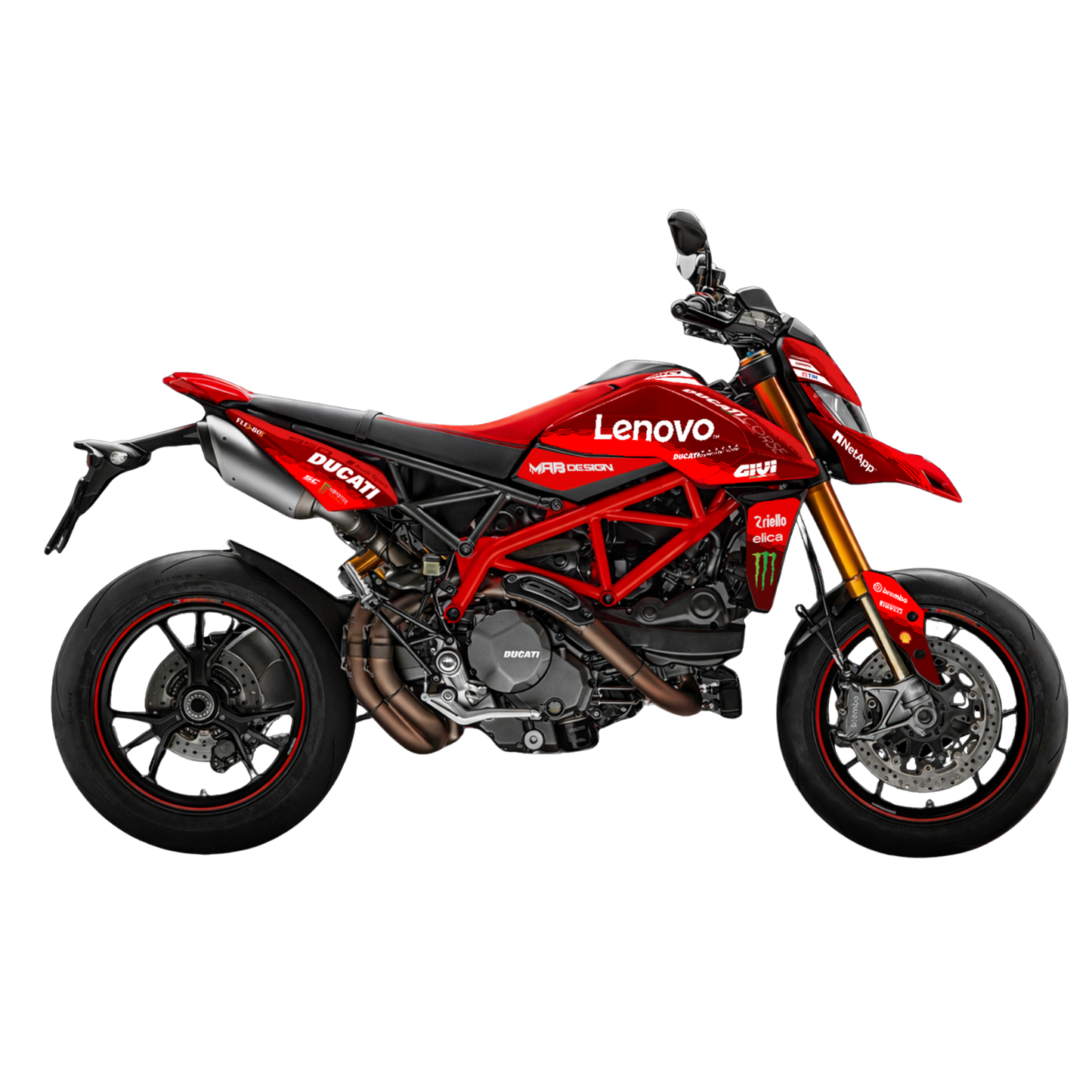 DUCATI HYPERMOTARD 950 - (2019-2025) - GP REPLICA