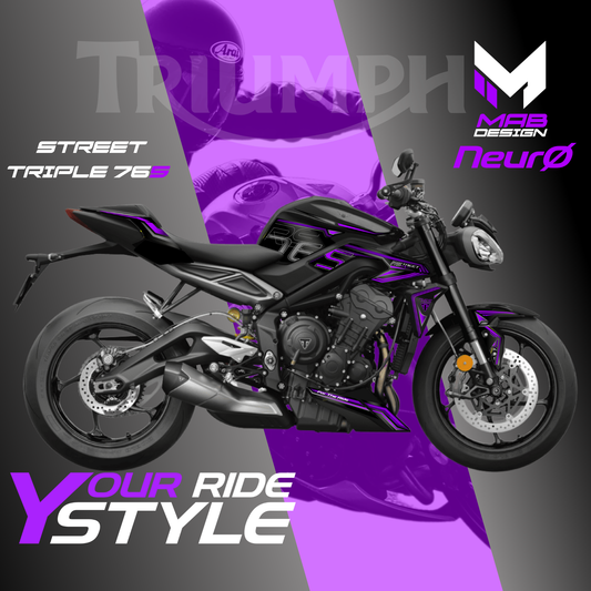 TRIUMPH STREET TRIPLE R/RS Black (2023-2025) - NeurØ - Nebula Dust
