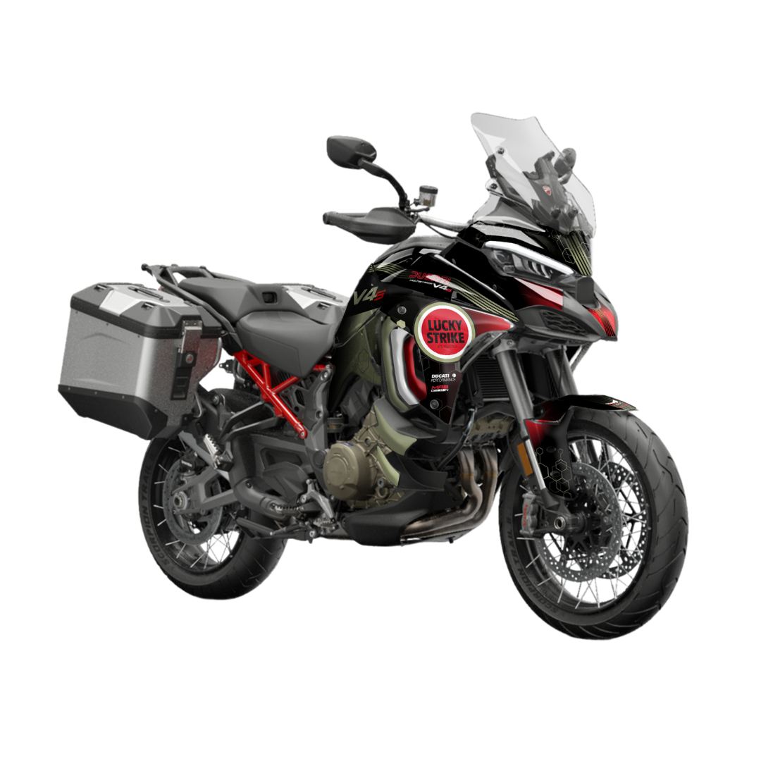 DUCATI MULTISTRADA V4S (2021-2024) -LUCKY STRIKE REPLICA