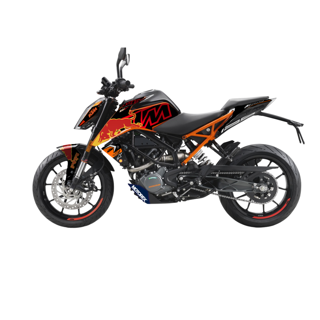 KTM DUKE 125/390 (2017-2023) - BULLSTRIKE BLACK