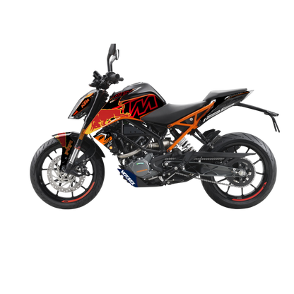 KTM DUKE 125/390 (2017-2023) - BULLSTRIKE BLACK