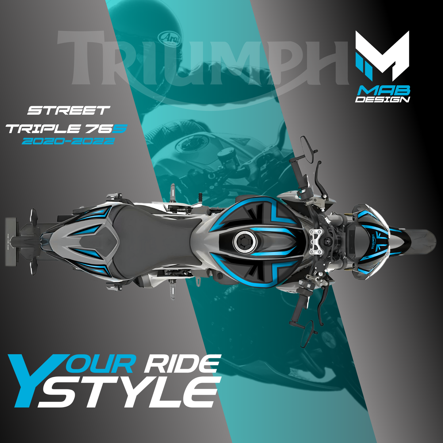 TRIUMPH STREET TRIPLE R/RS (2020-2022) - MK2 - Neon Surge