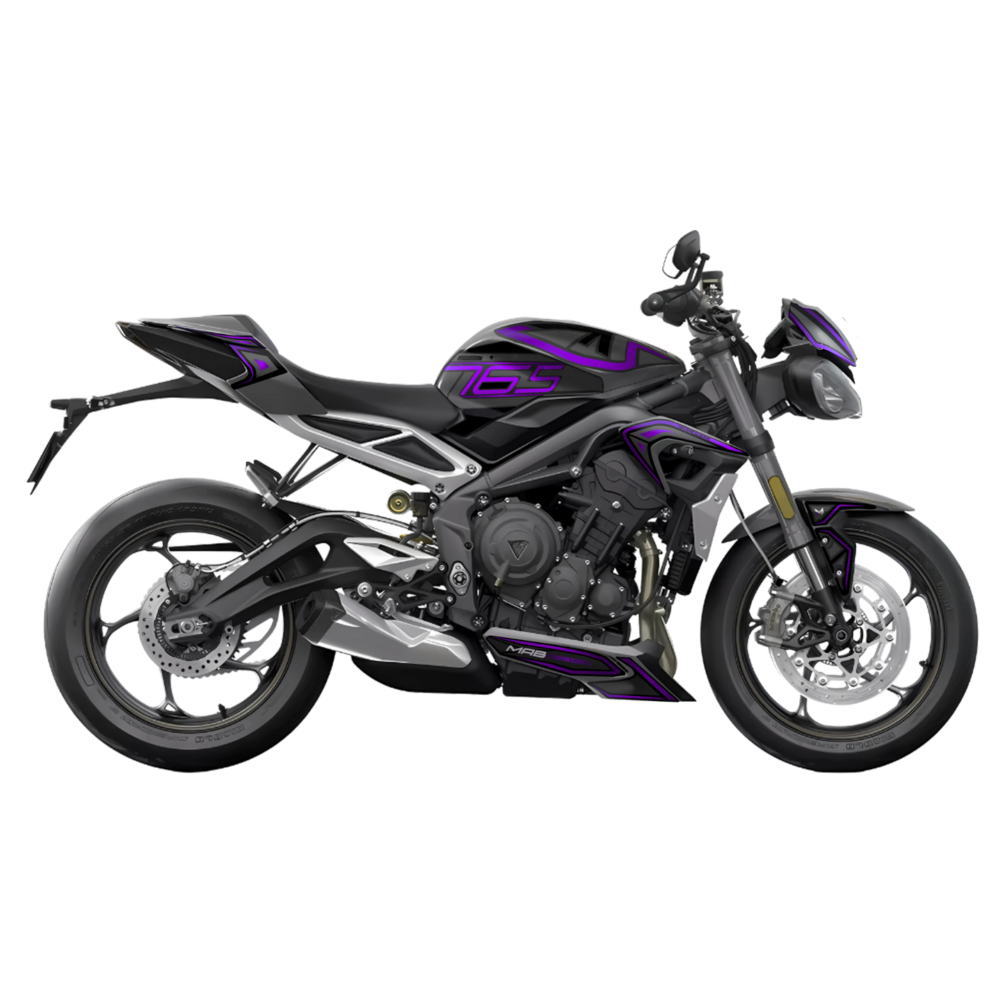 Kit per TRIUMPH STREET TRIPLE R/RS (2020-2022) - MK2 - Iconic Purple