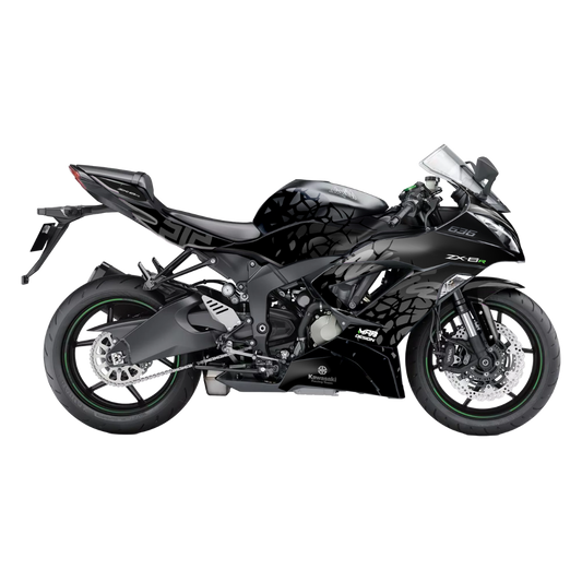 Kawasaki ZX-6R (2013-2016) - DARK RIFT GREY
