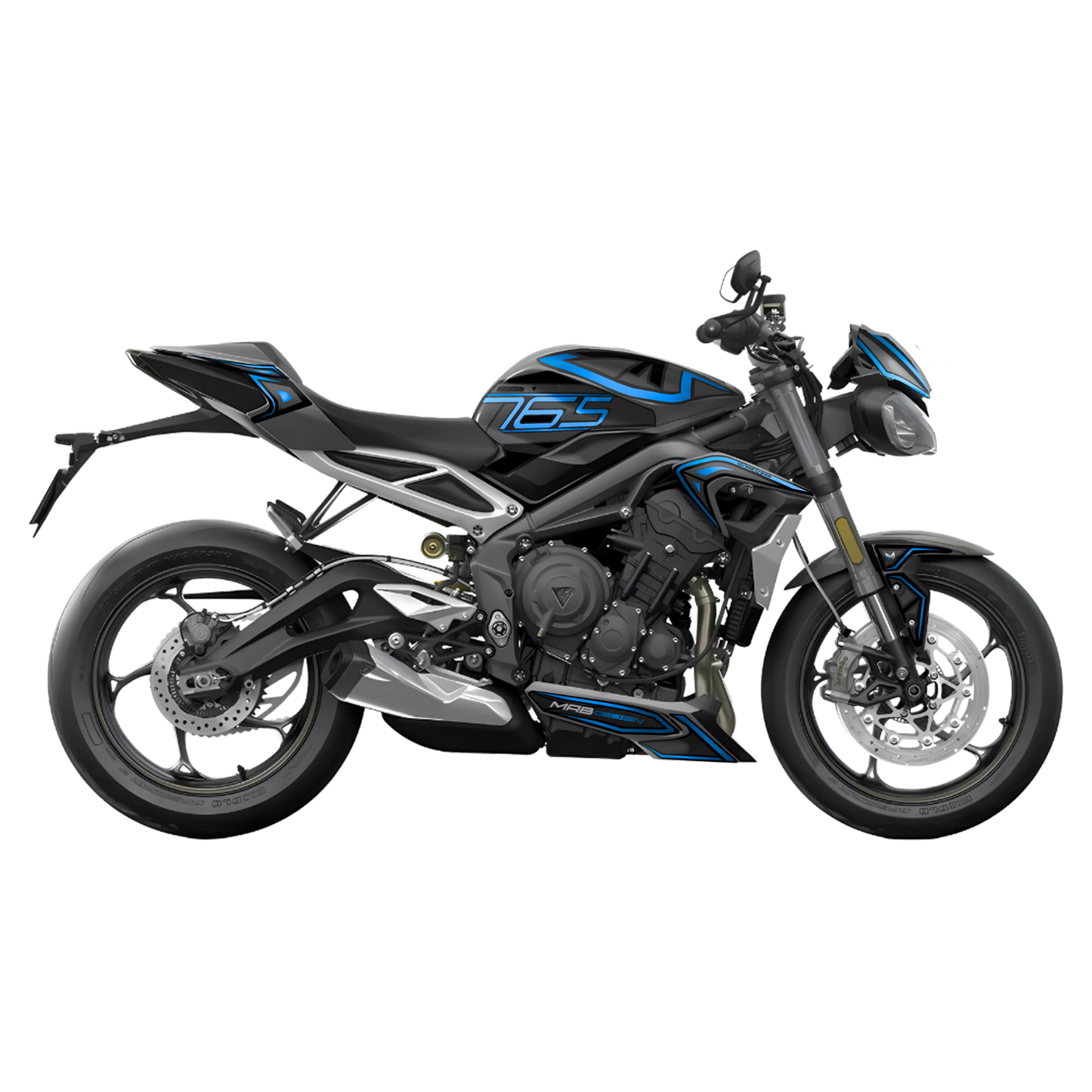 Kit per TRIUMPH STREET TRIPLE R/RS (2020-2022) - MK2 - Neon Surge