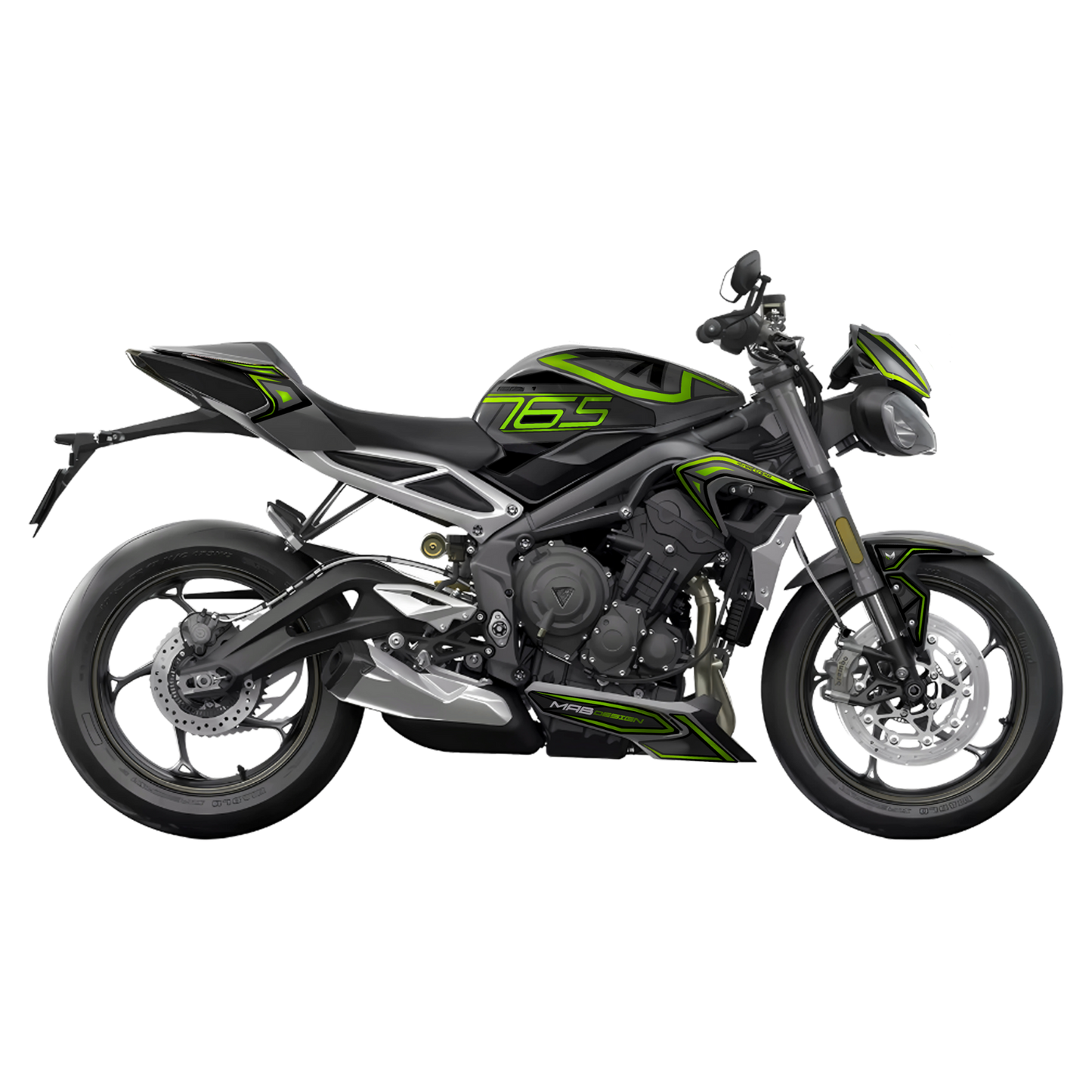 Kit per TRIUMPH STREET TRIPLE R/RS (2020-2022) - MK2 - Toxic Scream
