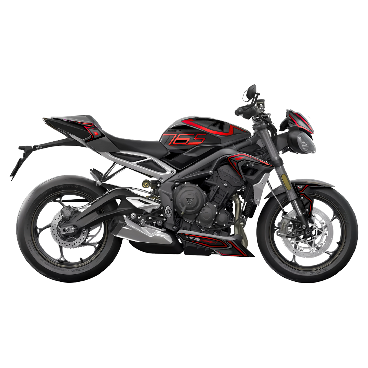 Kit per TRIUMPH STREET TRIPLE R/RS (2020-2022) - MK2 - Scarlet Rage