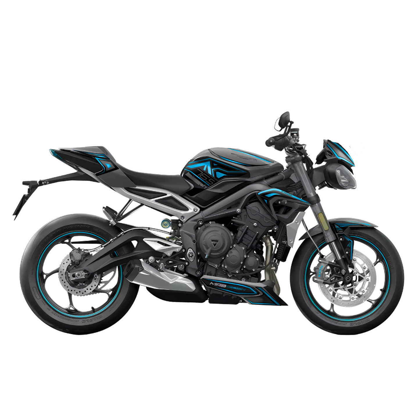 Kit per TRIUMPH STREET TRIPLE R/RS (2020-2022) - NeurØ - Neon Surge