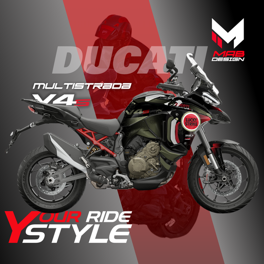 DUCATI MULTISTRADA V4S (2021-2024) -LUCKY STRIKE REPLICA