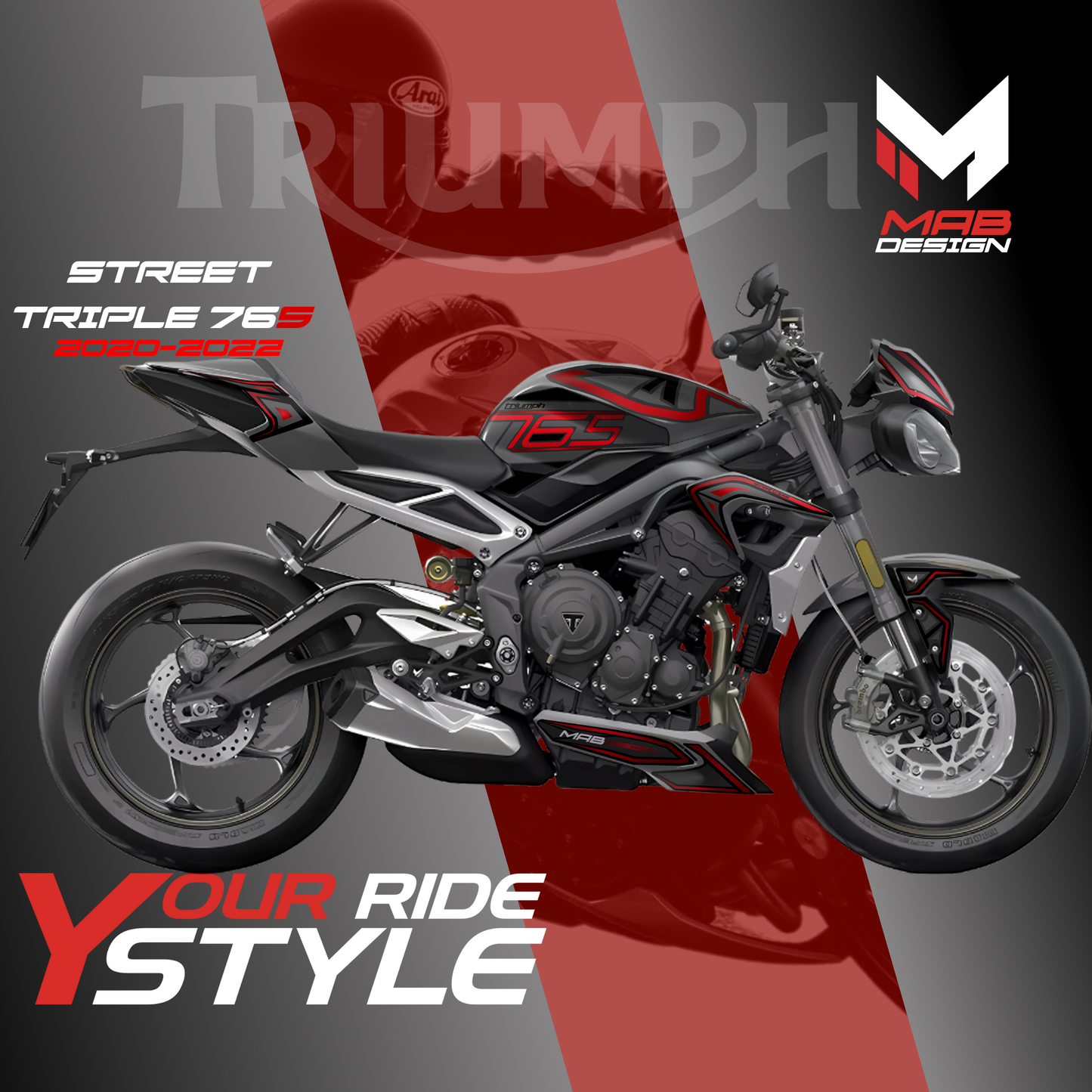 TRIUMPH STREET TRIPLE R/RS (2020-2022) - MK2 - Scarlet Rage