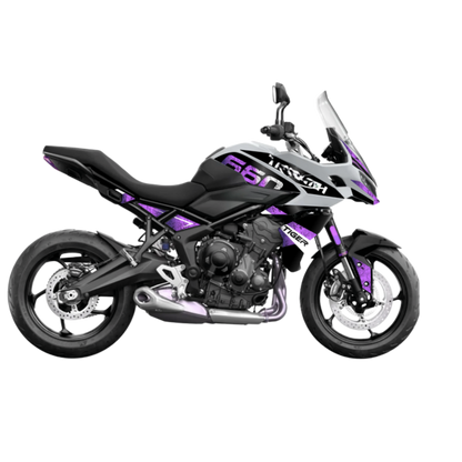 Kit per TRIUMPH TIGER 660 (2022-2025) - Apex Grunge - Iconic Purple